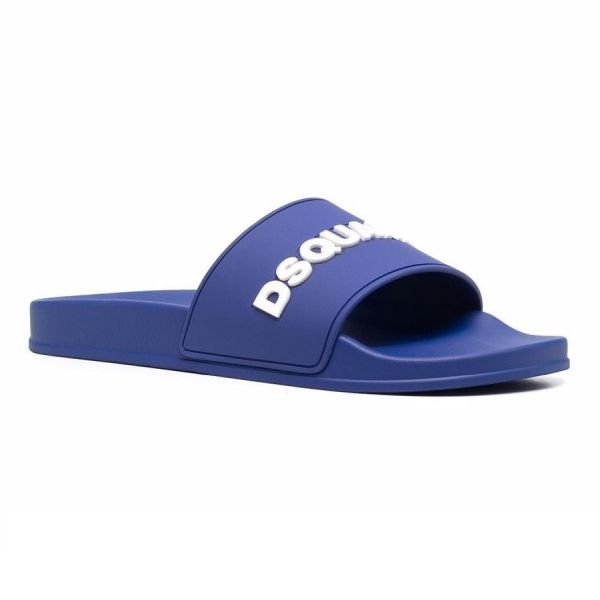 Dsquared2 Slippers Blauw