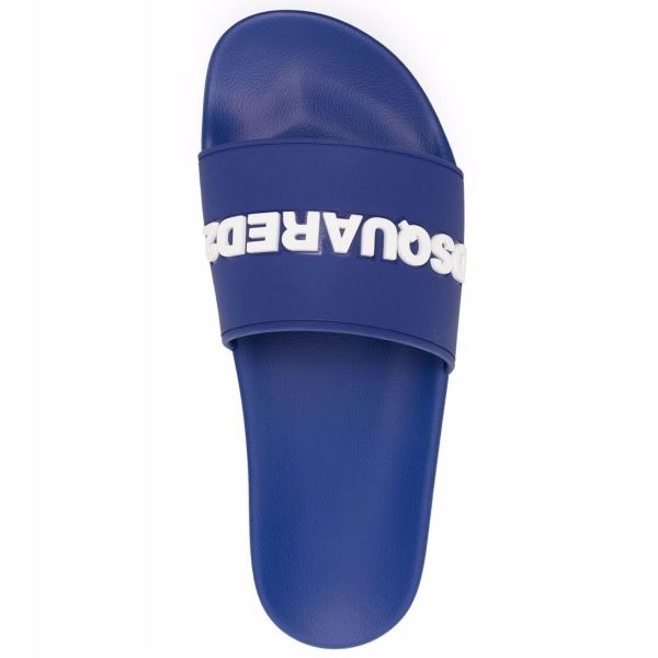 Dsquared2 Slippers Blauw