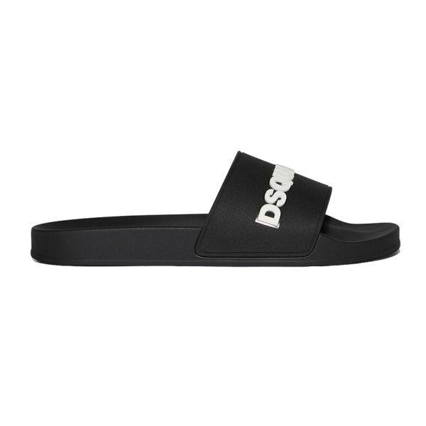 Dsquared2 Slippers Zwart