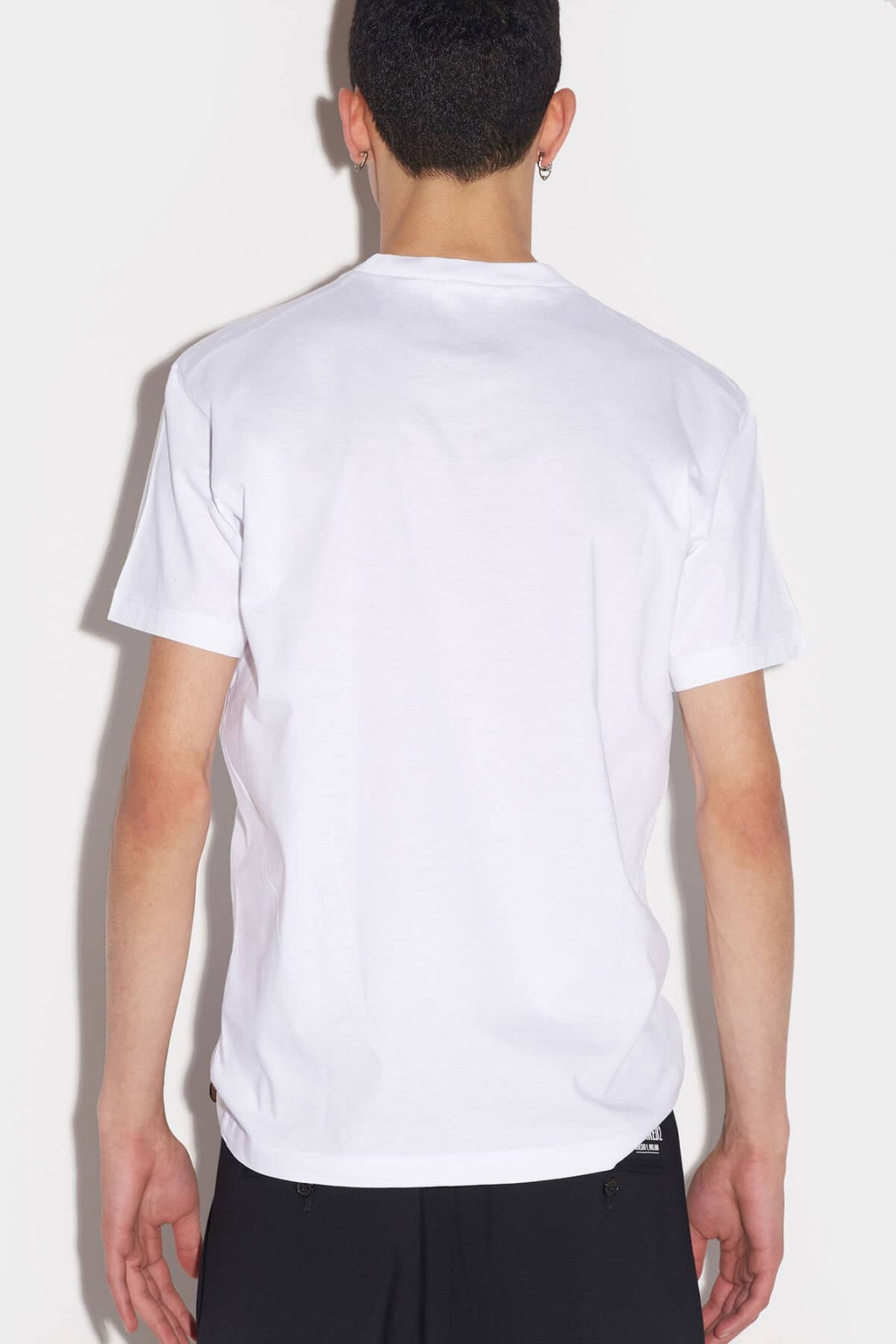 Dsquared2 Spray Icon T-shirt Wit