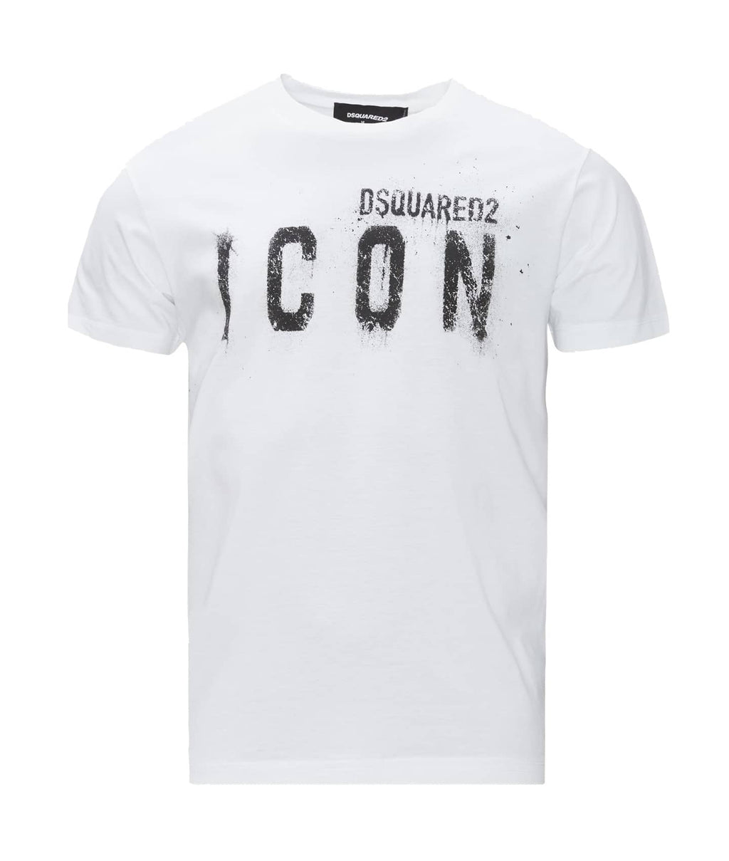 Dsquared2 Spray Icon T-shirt Wit
