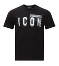 Dsquared2 Spray Icon T-shirt Zwart