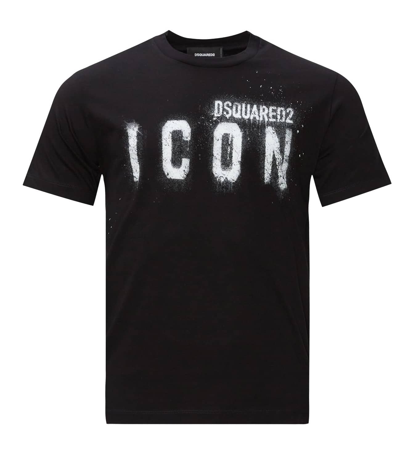 Dsquared2 Spray Icon T-shirt Zwart
