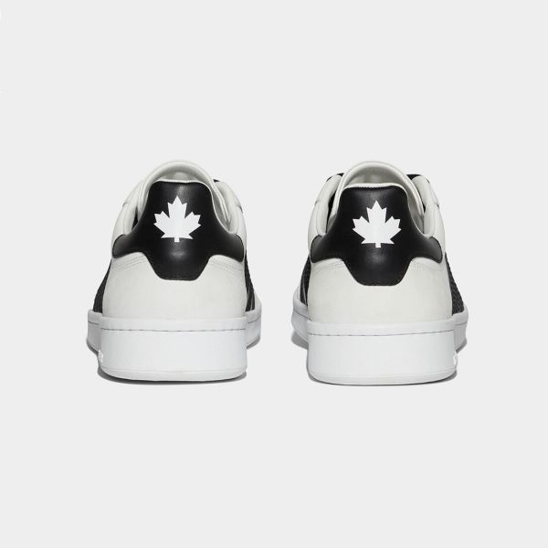 Dsquared2 Striped Sneaker Wit/Zwart