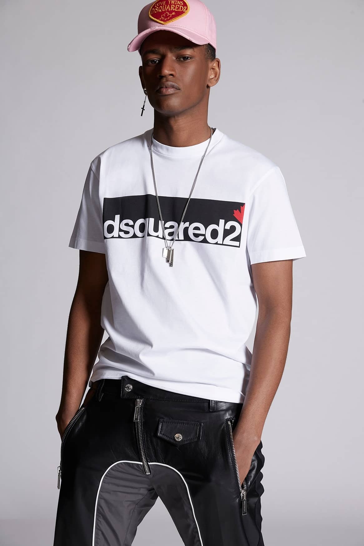 Dsquared2 T-shirt Wit S71GD1062