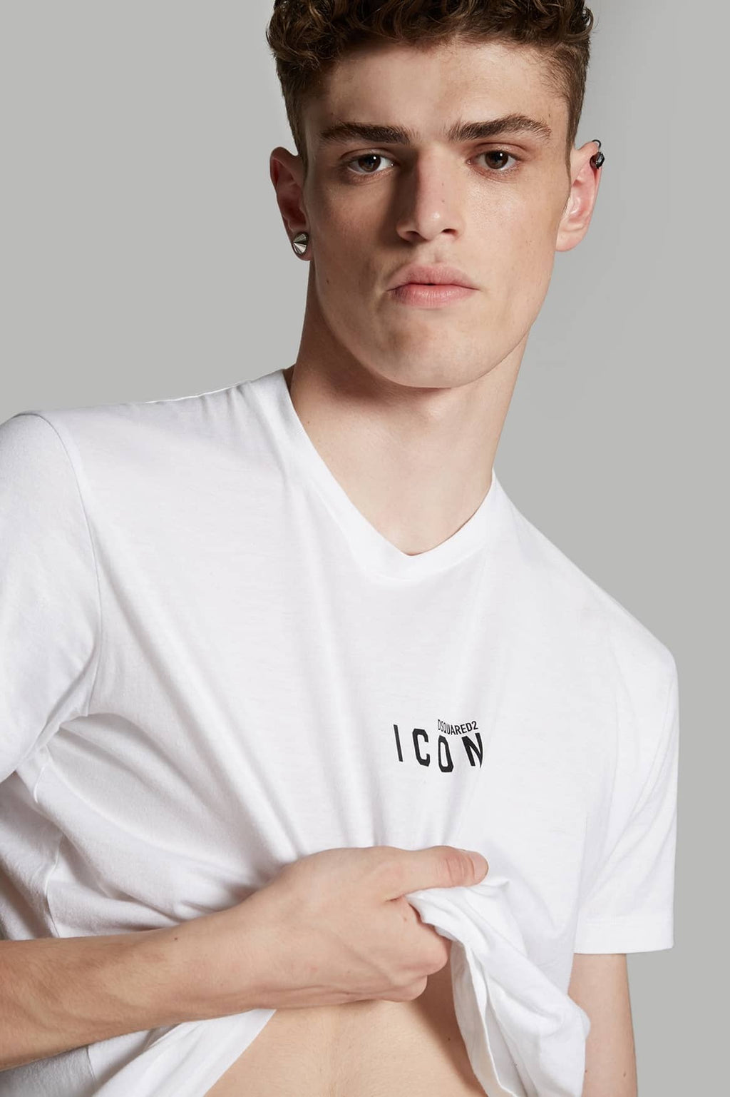 Dsquared2 Icon T-shirt Wit S79GC0010