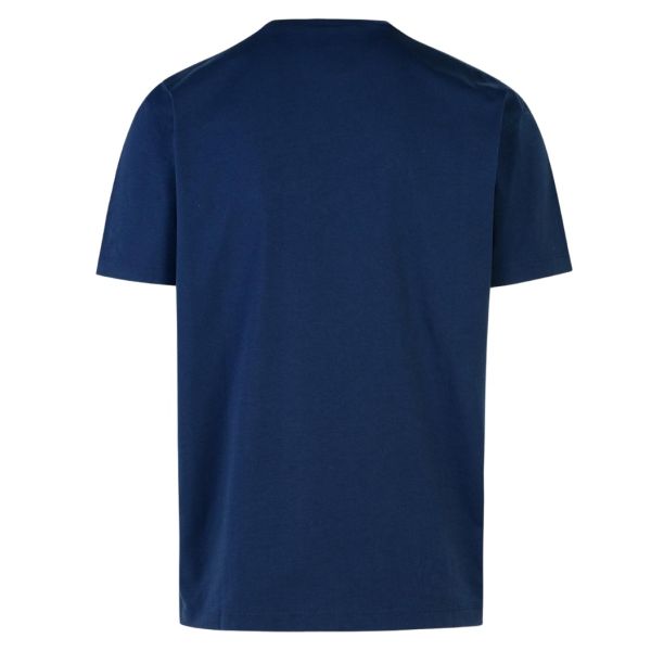 Dsquared2 Yellow Logo T-shirt Navy
