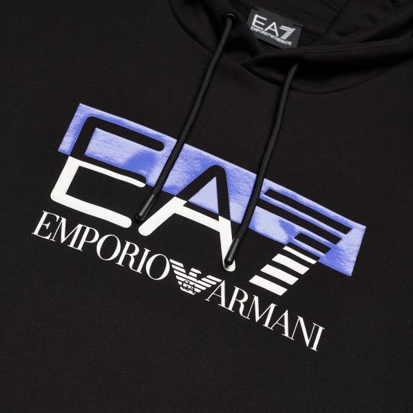 Emporio Armani Hoodie Zwart/Blauw