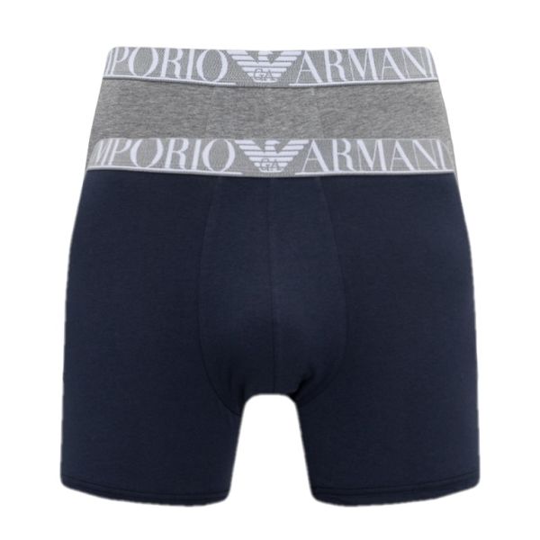 Emporio Armani Midwaist Boxer 2-Pack Grijs/Navy