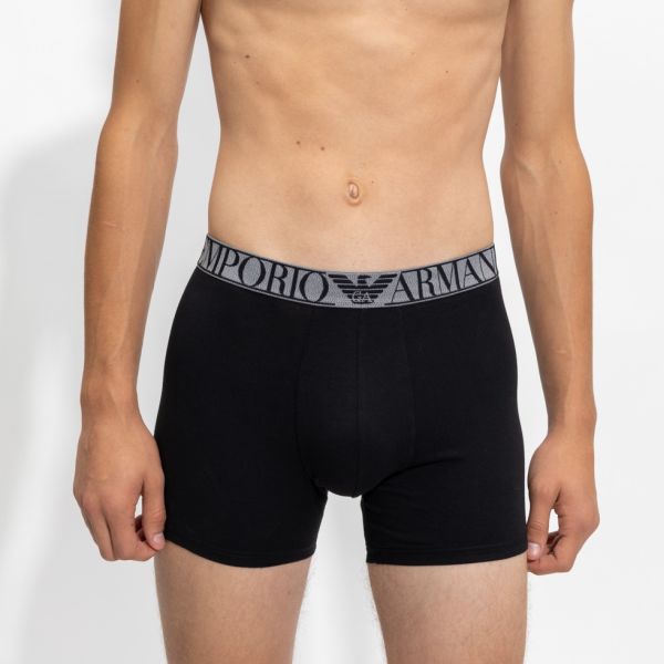 Emporio Armani Midwaist Boxer 2-Pack Zwart