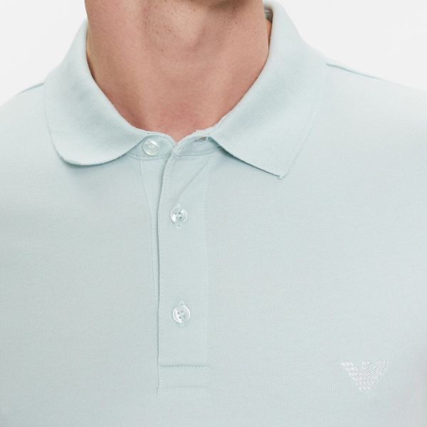 Emporio Armani Polo Licht Blauw