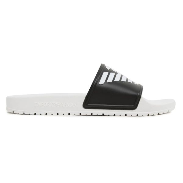 Emporio Armani Slippers Wit/Zwart