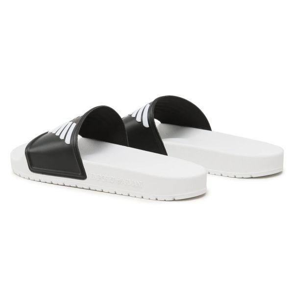 Emporio Armani Slippers Wit/Zwart