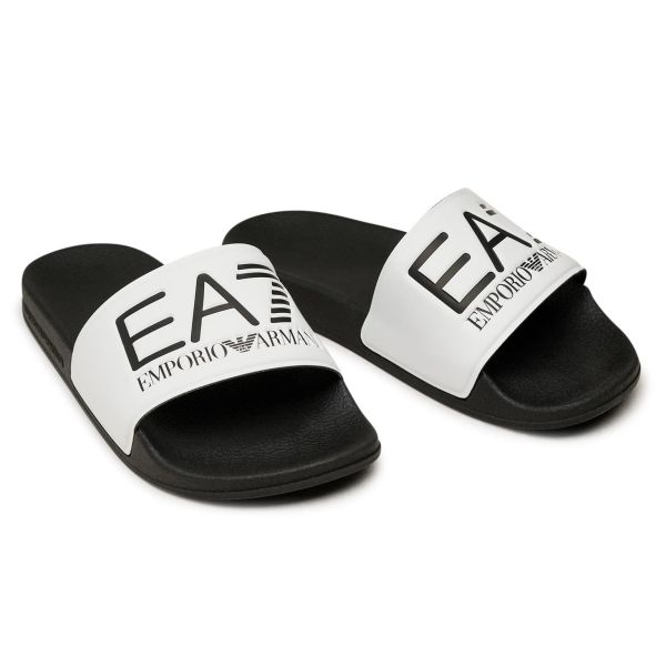 Emporio Armani Slippers Wit/Zwart