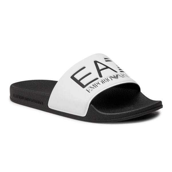 Emporio Armani Slippers Wit/Zwart