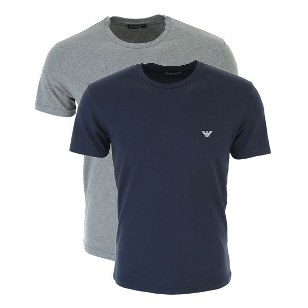 Emporio Armani T-shirt 2-Pack Navy/Grijs