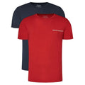 Emporio Armani T-shirt 2-Pack Rood/Navy