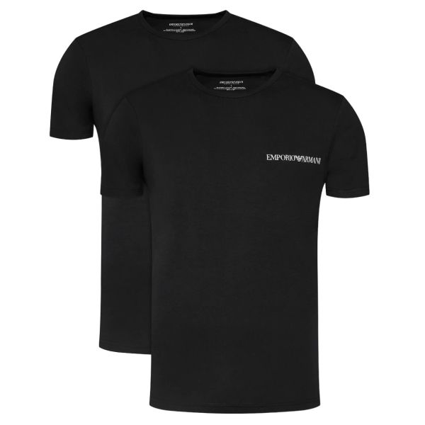 Emporio Armani T-shirt 2-Pack Zwart