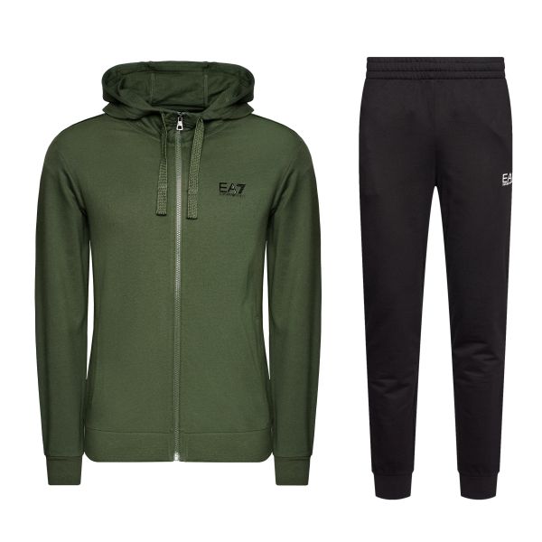 Emporio Armani Trainingspak Zwart/Donker Groen