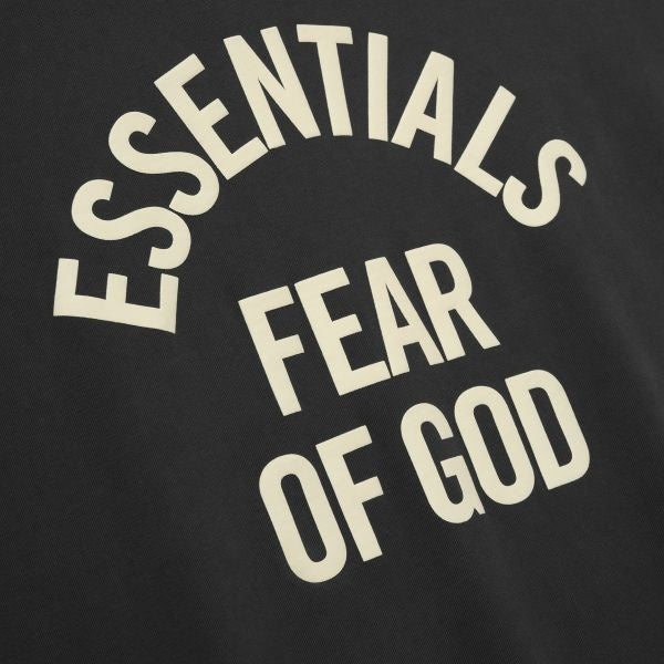 Fear Of God Essentials Campus 90's T-shirt Zwart
