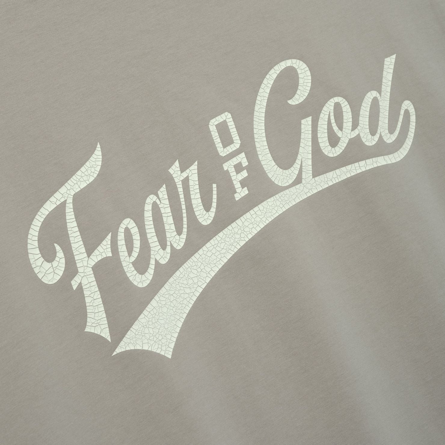Fear Of God Essentials Cut Off 90's T-shirt Grijs