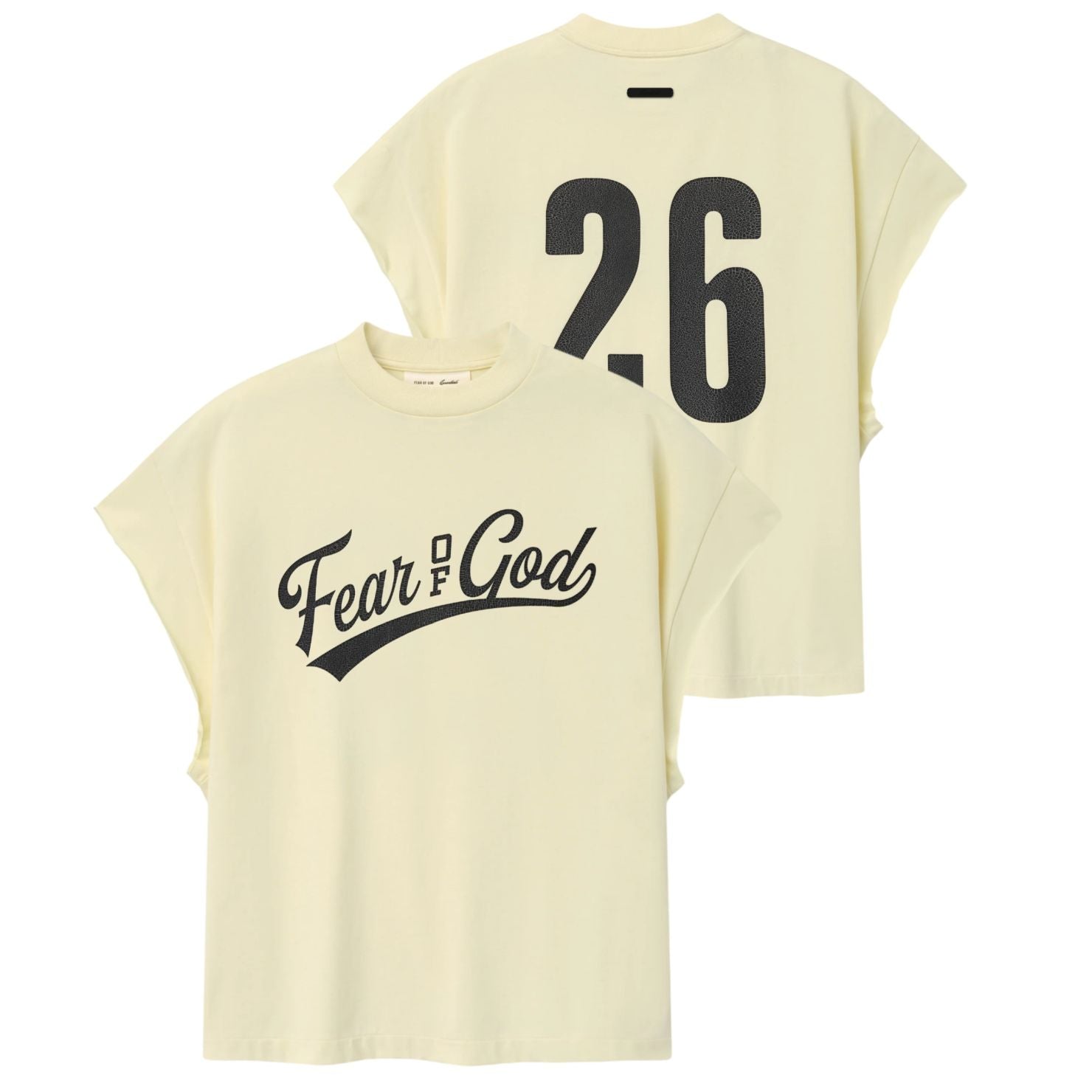 Fear Of God Essentials Cut Off 90's T-shirt Off White