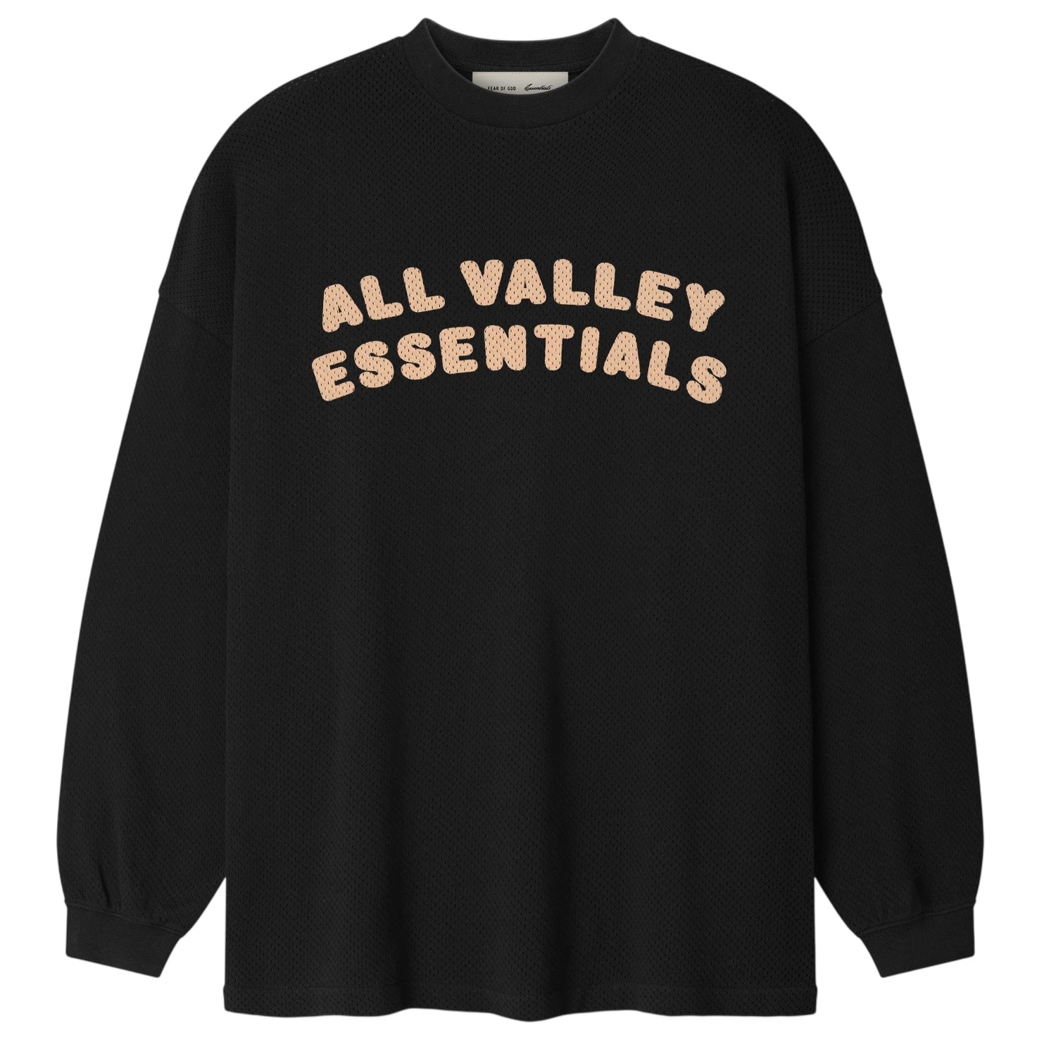 Fear Of God Essentials Merch Longsleeve T-shirt Zwart