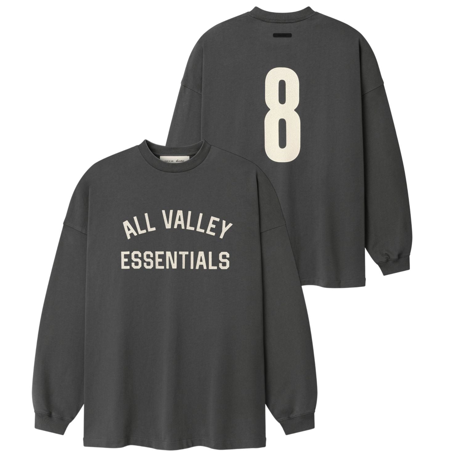 Fear Of God Essentials Merch Longsleeve T-shirt Antraciet