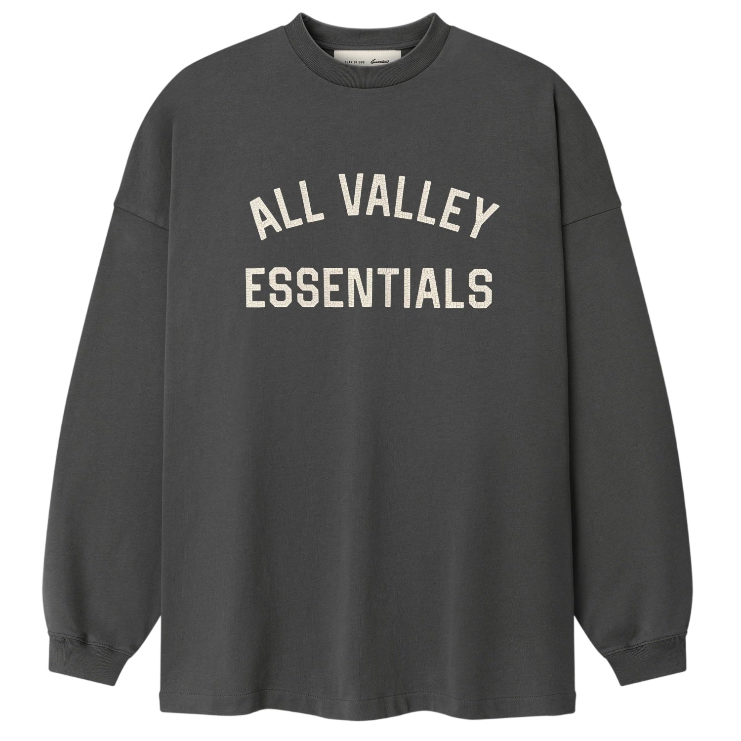 Fear Of God Essentials Merch Longsleeve T-shirt Antraciet