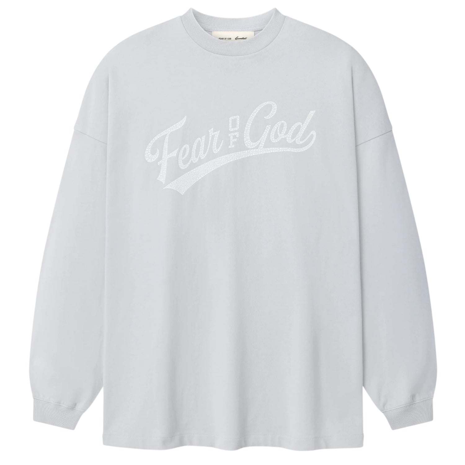 Fear Of God Essentials Merch Longsleeve T-shirt Licht Blauw