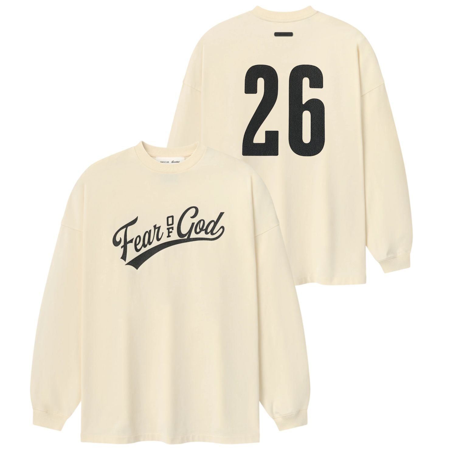 Fear Of God Essentials Merch Longsleeve T-shirt Off White