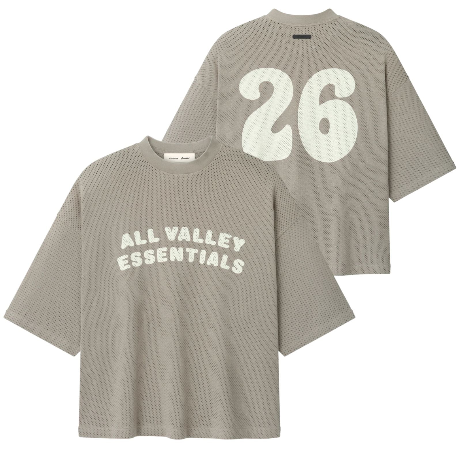 Fear Of God Essentials Merch T-shirt Grijs