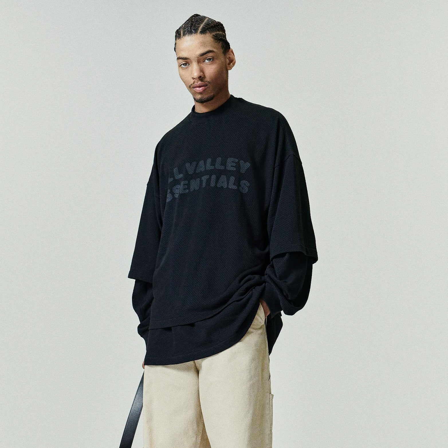 Fear Of God Essentials Merch T-shirt Zwart
