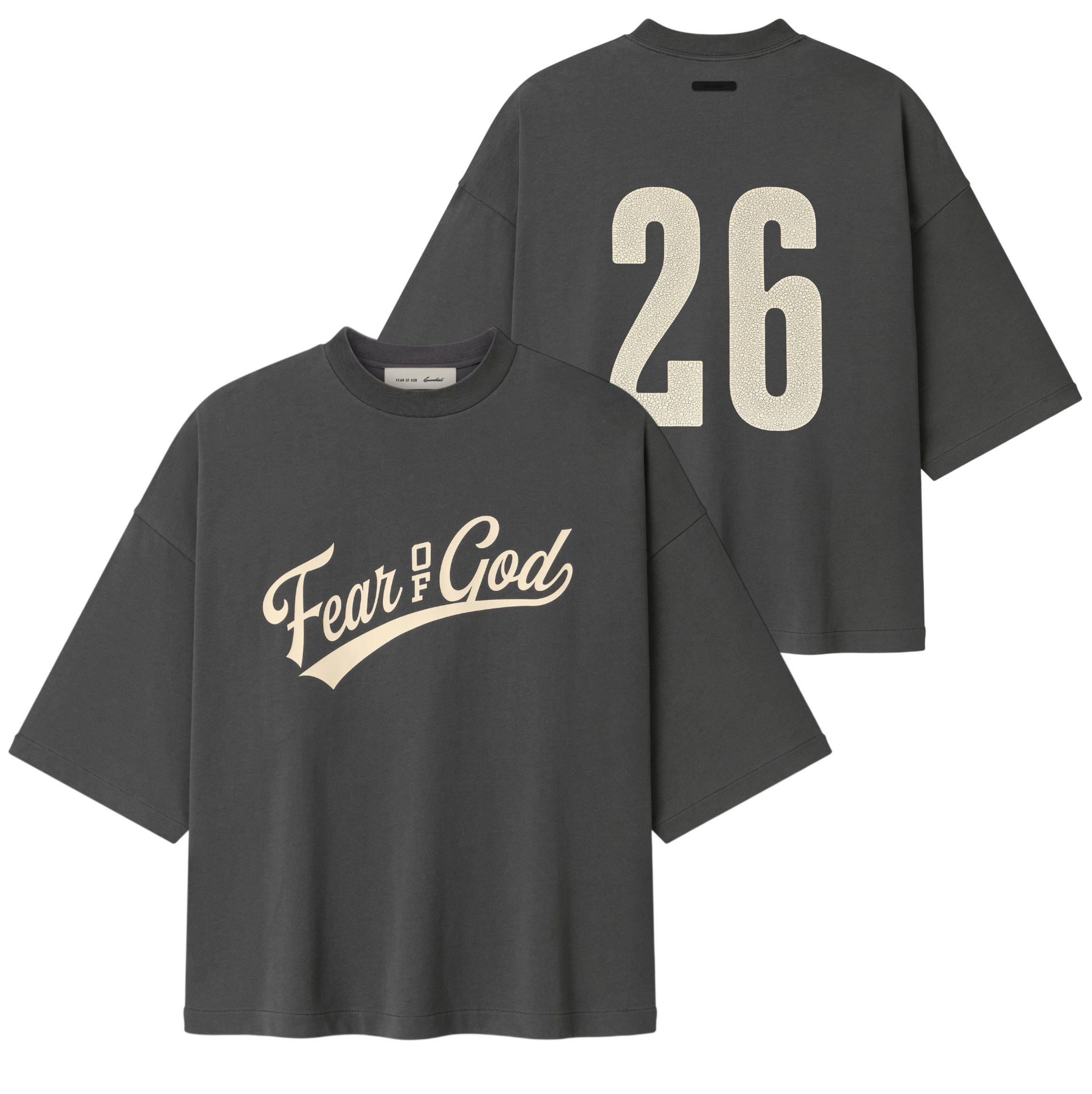 Fear Of God Essentials Merch T-shirt Antraciet