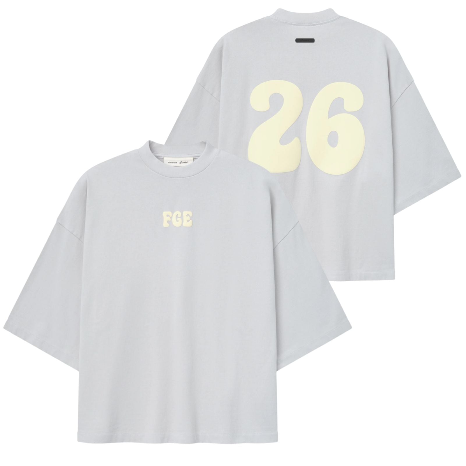 Fear Of God Essentials Merch Washed T-shirt Licht Blauw