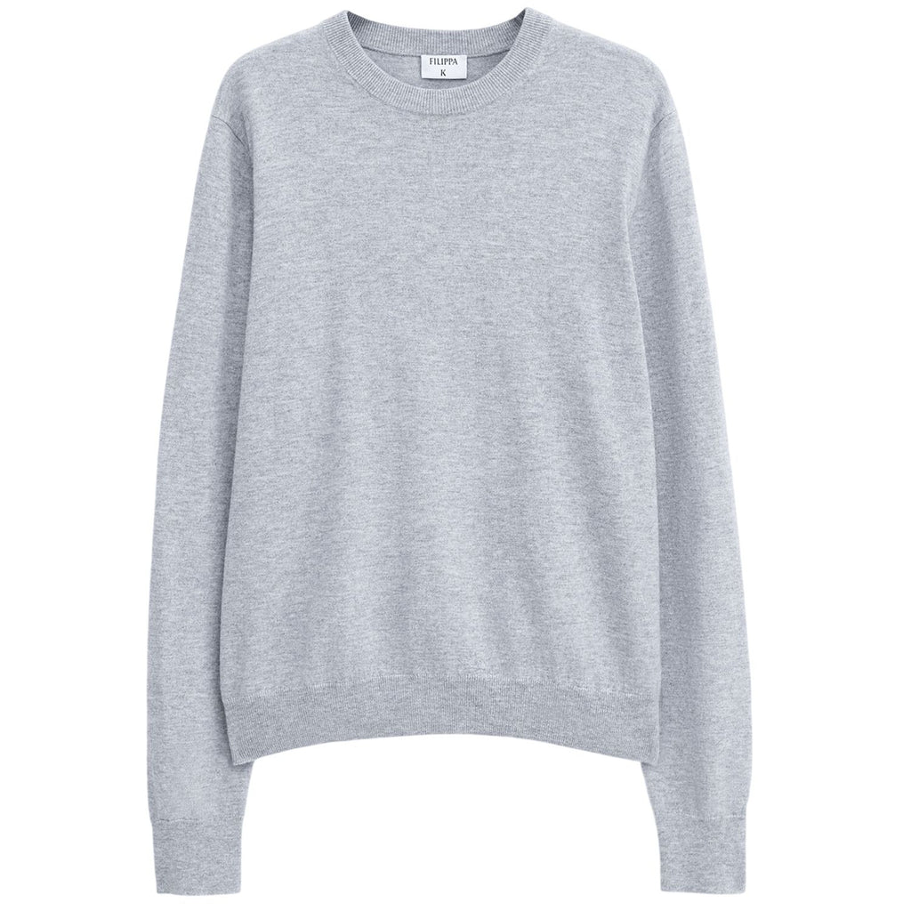 Filippa K Cotton Merino Sweater Grijs