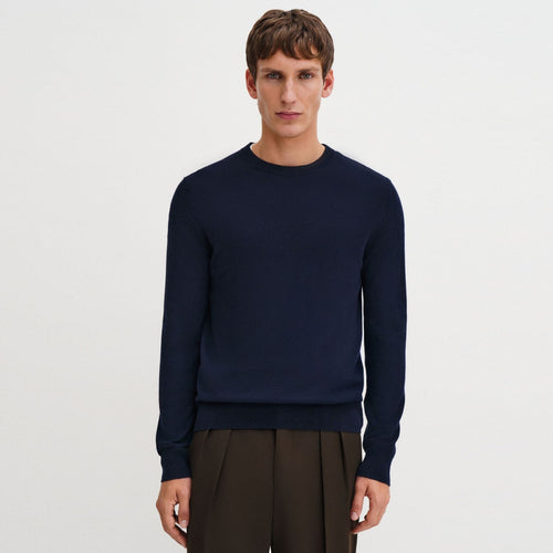 Filippa K Cotton Merino Sweater Navy