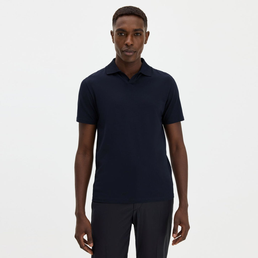 Filippa K Stretch Cotton Polo Navy