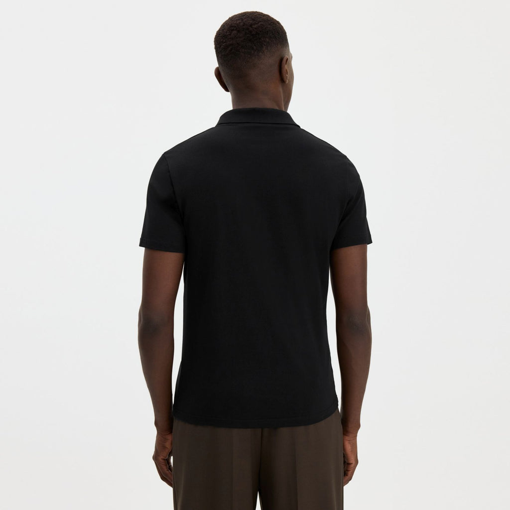 Filippa K Stretch Cotton Polo Zwart