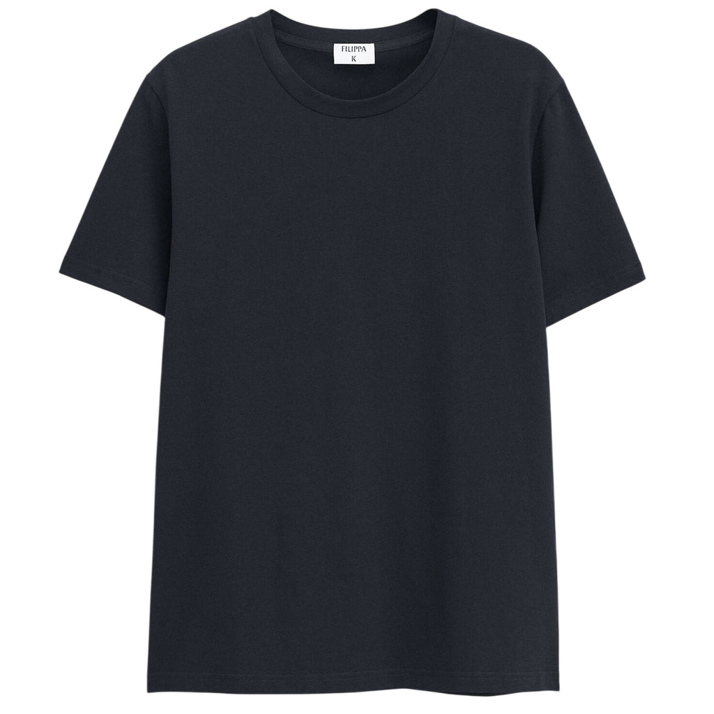 Filippa K Stretch Cotton T-shirt Zwart