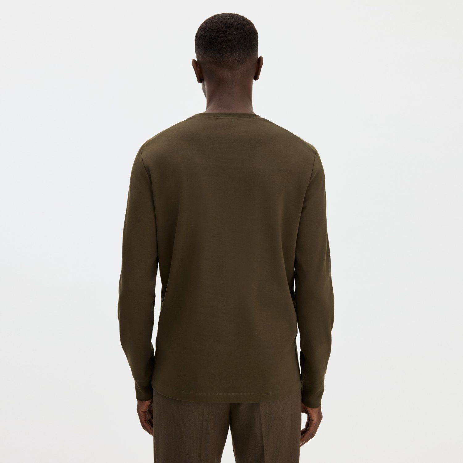 Filippa K Hammer Sleeve Sweater Donker Groen