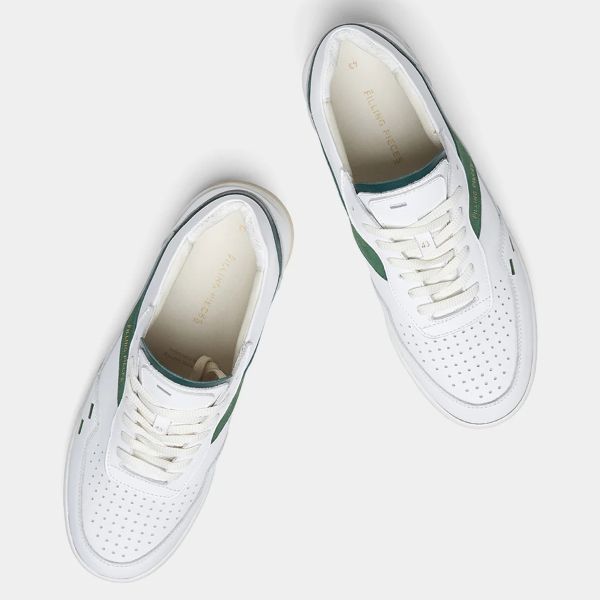 Filling Pieces Ace Spin Sneaker Wit/Groen