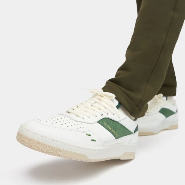 Filling Pieces Ace Spin Sneaker Wit/Groen