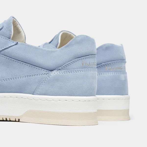 Filling Pieces Ace Suede Sneaker Blauw