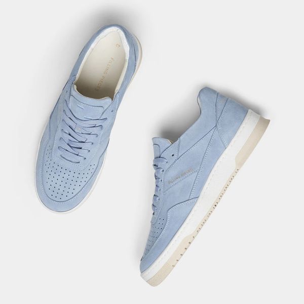 Filling Pieces Ace Suede Sneaker Blauw