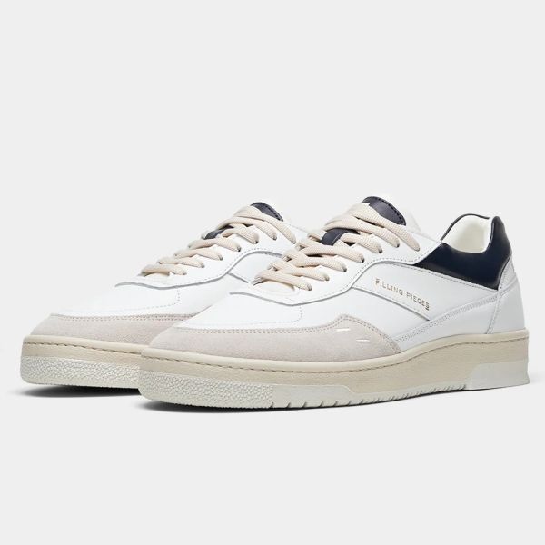 Filling Pieces Ace Tech Sneaker Wit/Navy