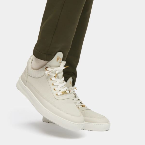 Filling Pieces Low Top Aten Sneaker Off White