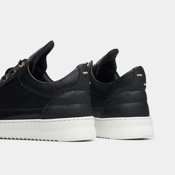 Filling Pieces Low Top Aten Sneaker Zwart