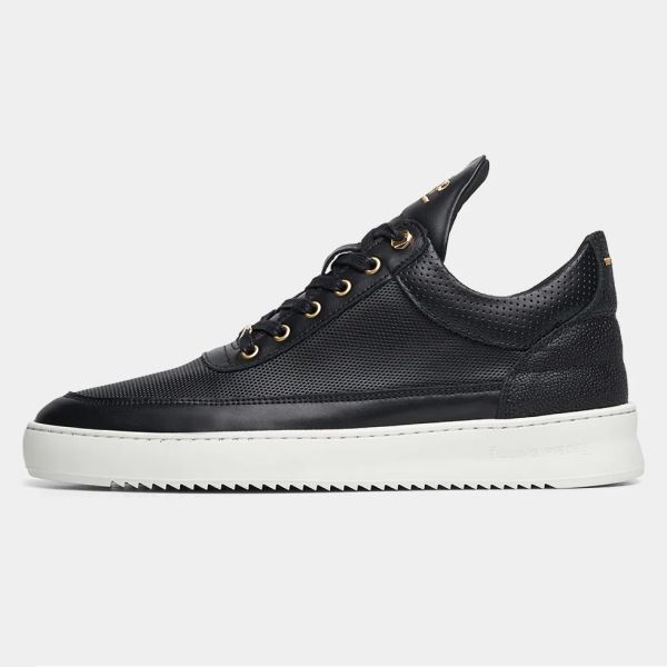 Filling Pieces Low Top Aten Sneaker Zwart