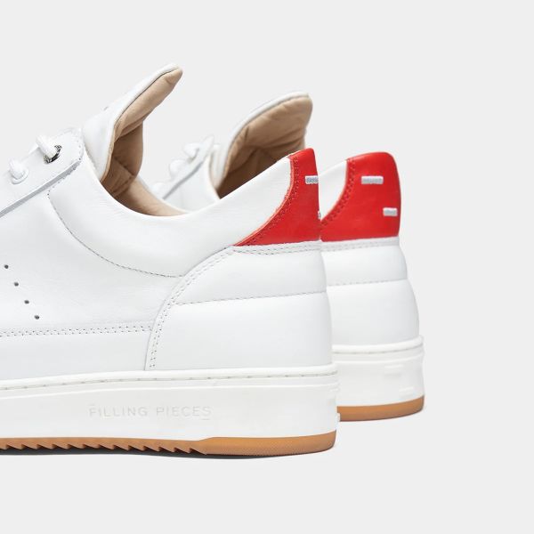 Filling Pieces Low Top Bianco Sneaker Wit